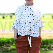 JERSEY CÔTELÉ POINTS ROUGE BRIQUE (thumbnail) #5