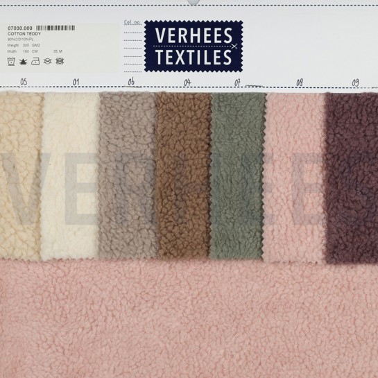 KATOEN TEDDY STEEN/GRIJSBEIGE #7