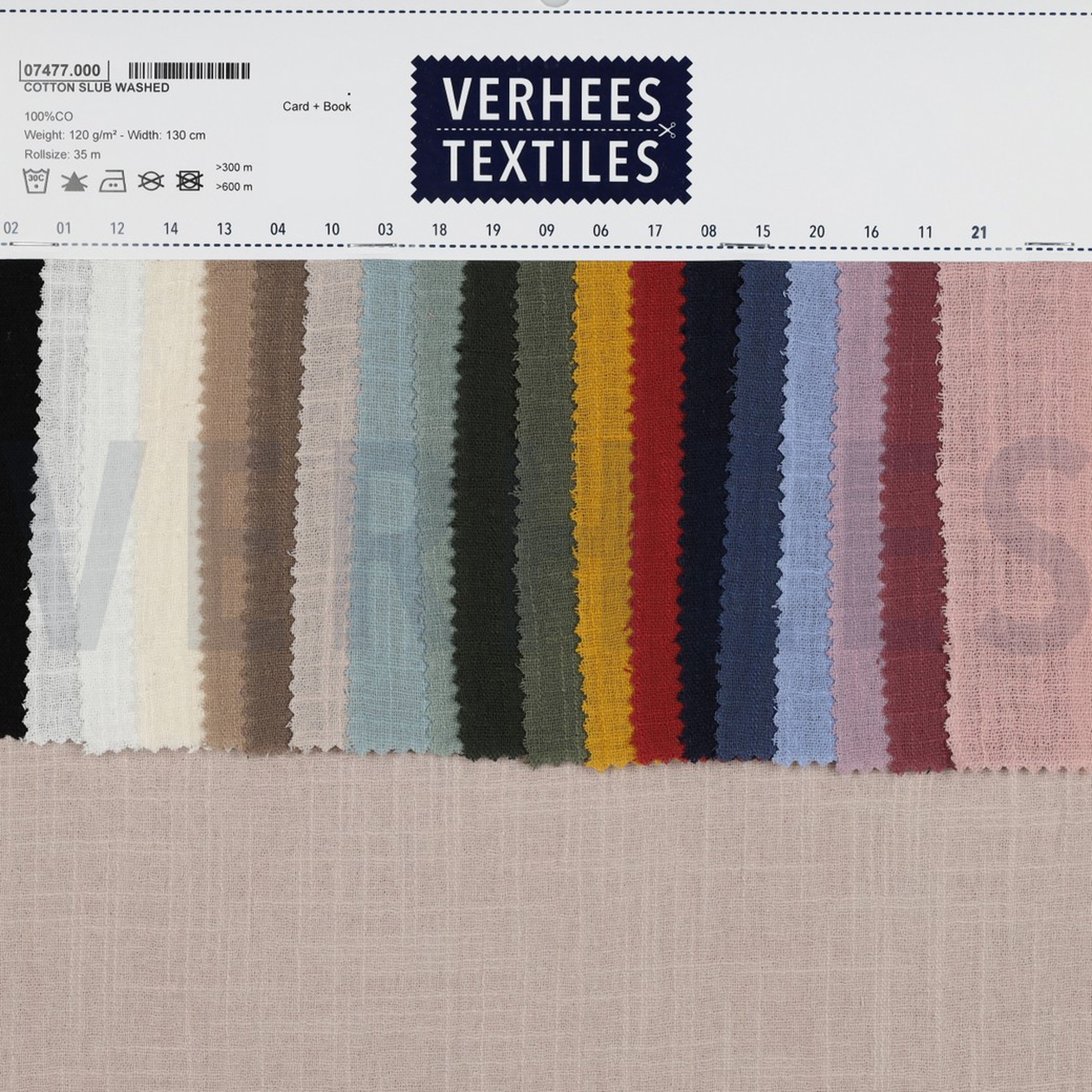 BAUMWOLLE SLUB GEWASCHEN ECRU (high resolution) #5