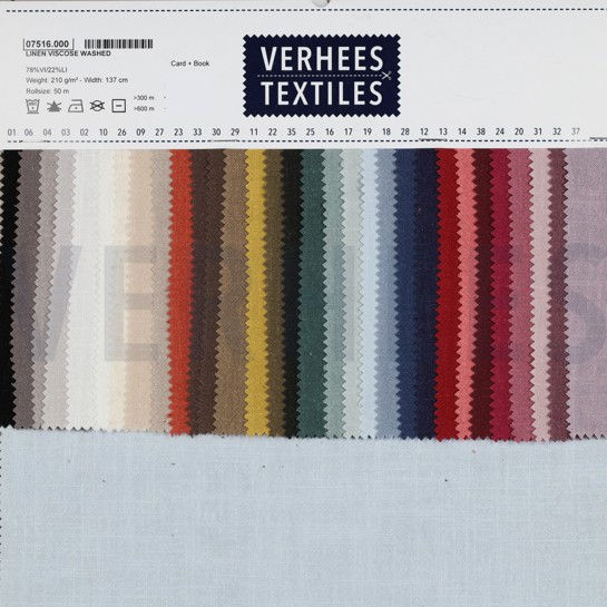 LEINEN VISKOSE GEWASCHEN OCKER #7