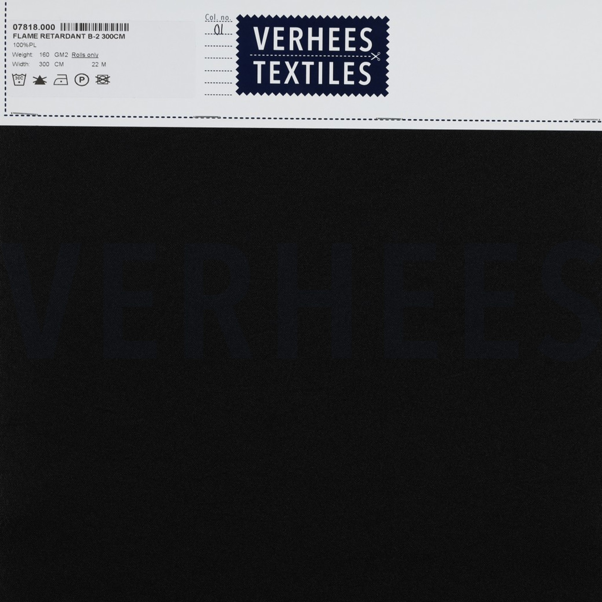 VLAMVERTRAGEND BI-STRETCH B-2 300CM ZWART (high resolution) #5