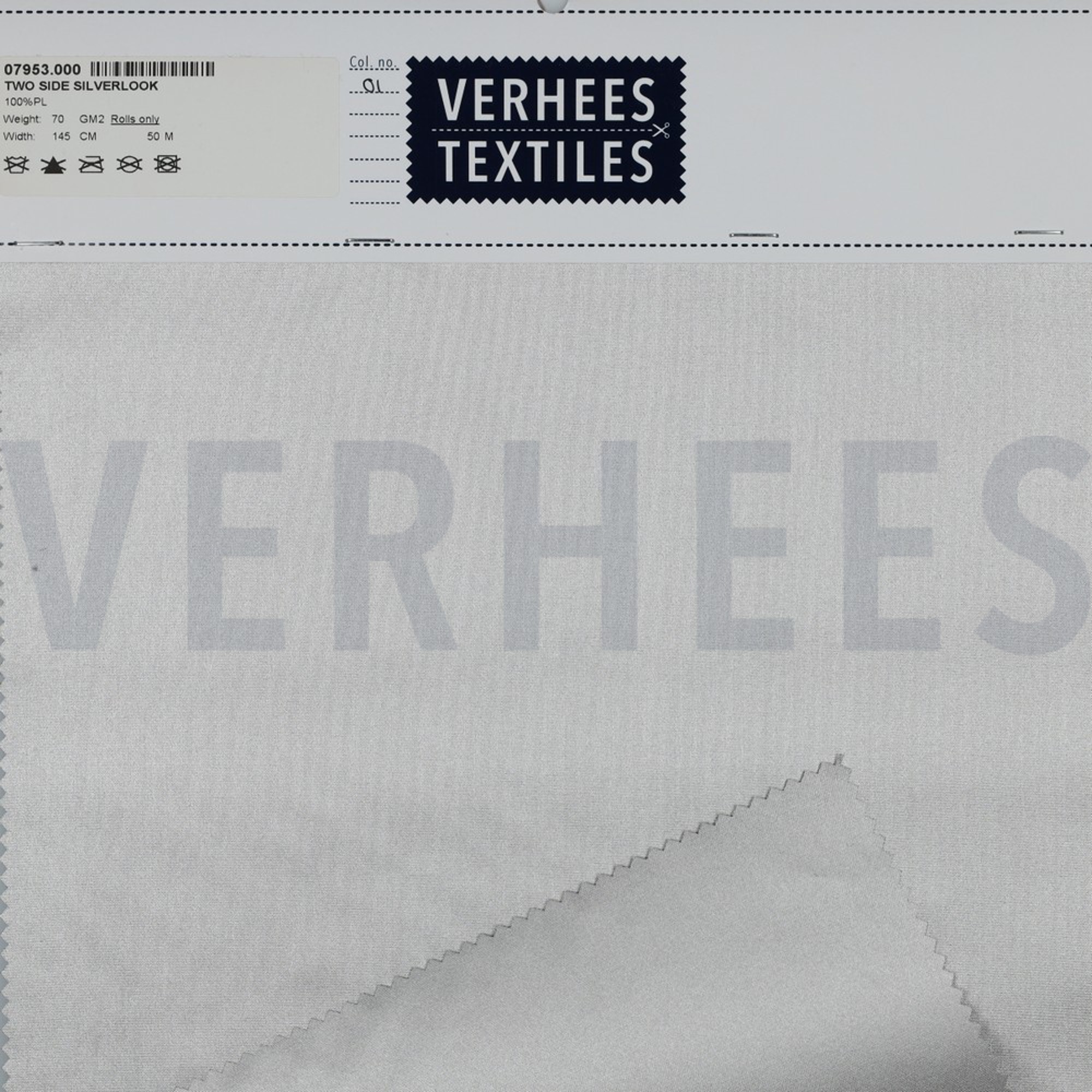 2-ZIJDIG SILVERLOOK VERDUISTERINGSSTOF ZILVER (high resolution) #5