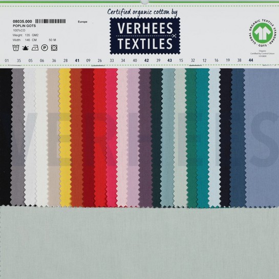 KATOENEN POPLIN GOTS ZWART #7