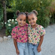 BAUMWOLLE POPELINE GOTS BLUMEN JENNIFER BOURON LAVENDEL (thumbnail) #5