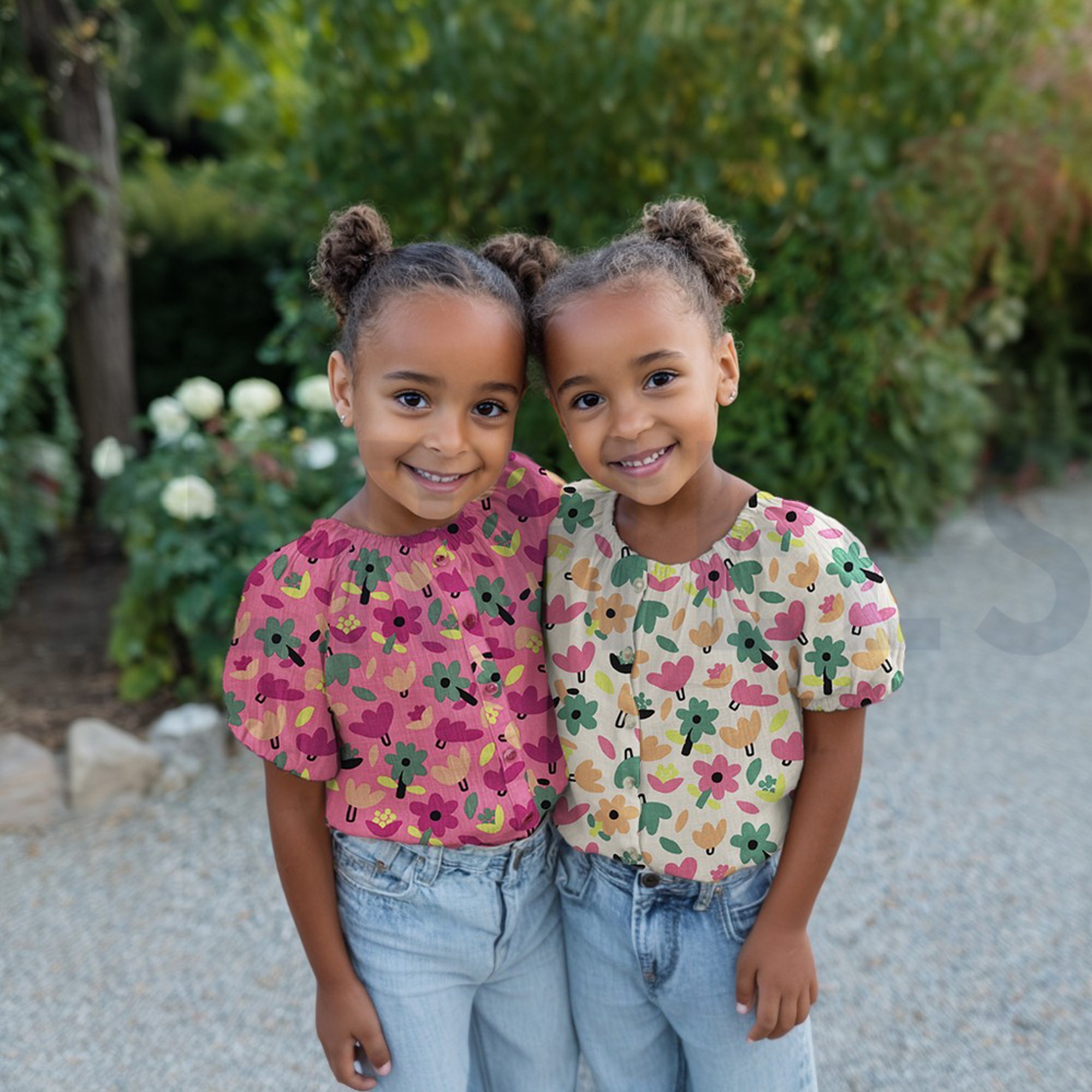 BAUMWOLLE POPELINE GOTS BLUMEN JENNIFER BOURON LAVENDEL (high resolution) #5