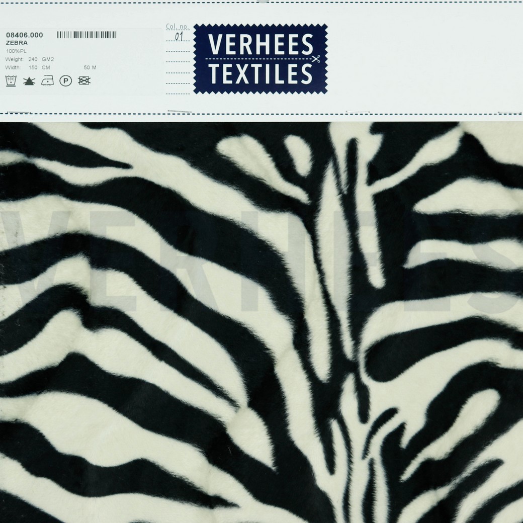 VELBOA ZEBRA ECRU/BLACK #7