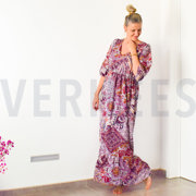 VISCOSE RADIANCE DIGITAL ETHNIC PATCH ECRU (thumbnail) #5