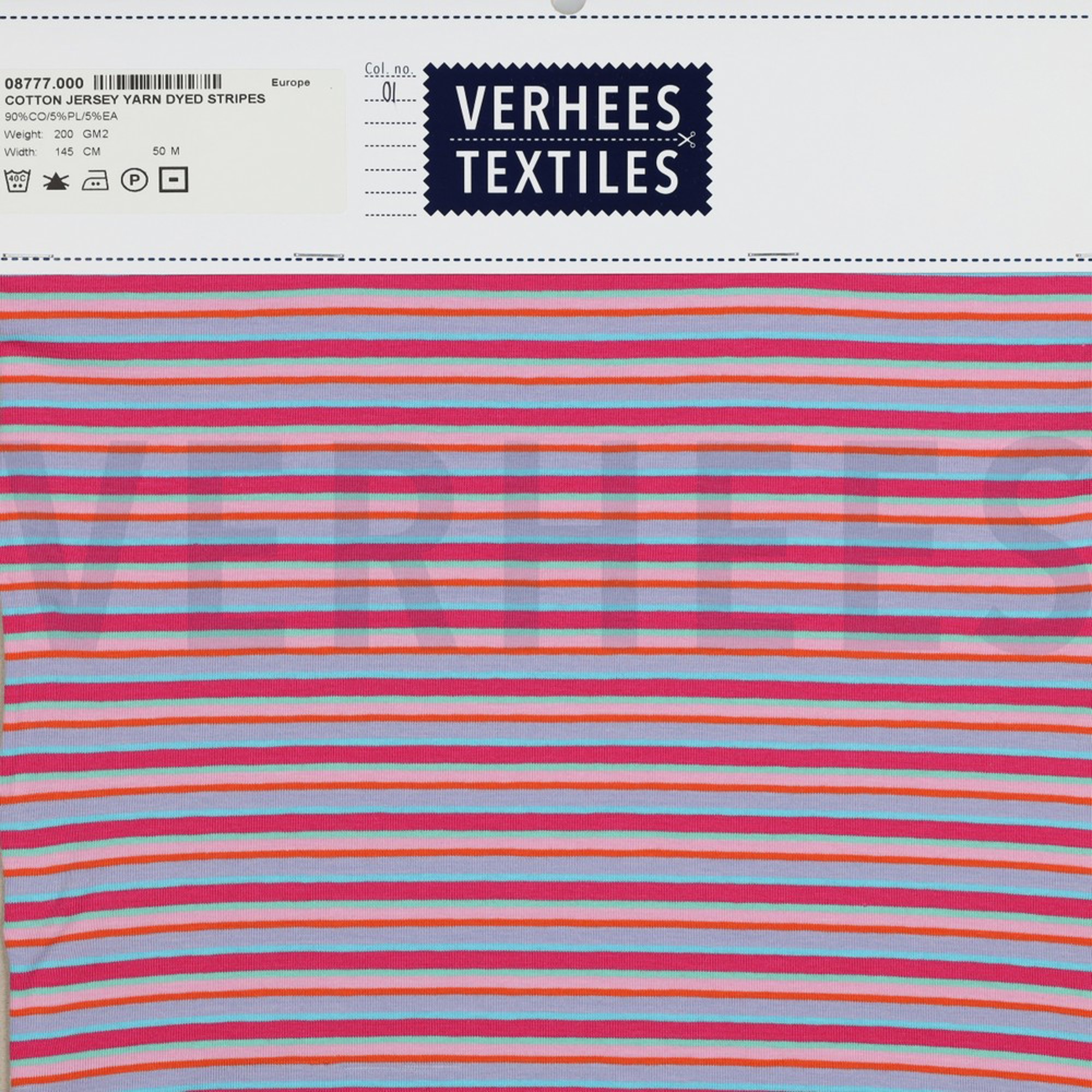 KATOEN JERSEY GARENGEVERFD STREPEN MULTI (high resolution) #5