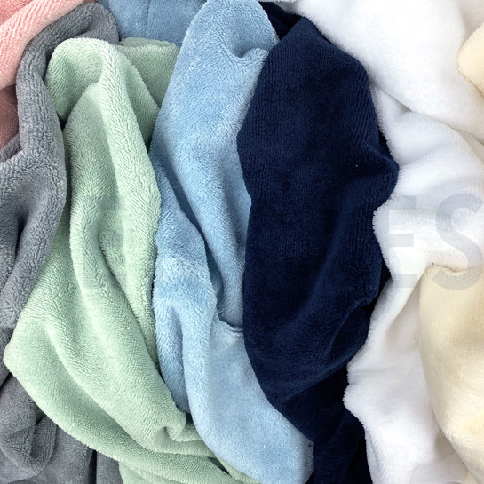 BADSTOF VELVET BAMBOE ZAND #7