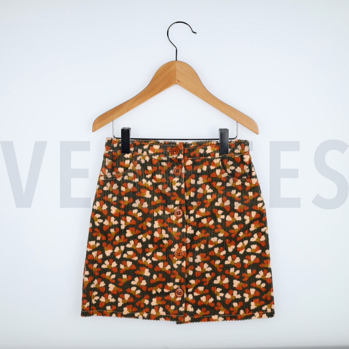 GEWASCHEN CORDUROY BLUME WEISS #7