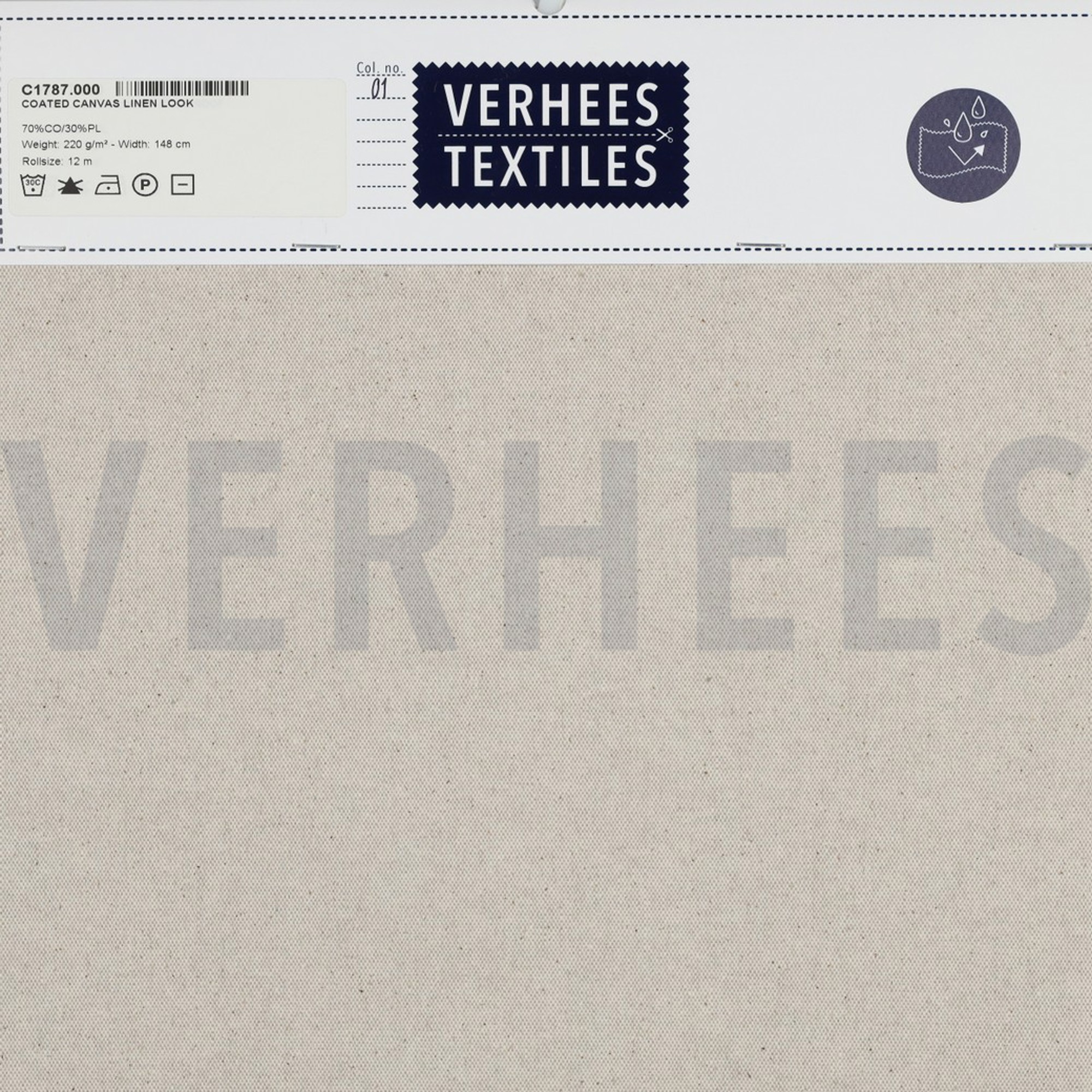 COATED CANVAS LINEN LOOK NATURAL (high resolution) #5