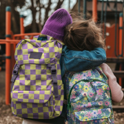 BESCHICHTETE BAUMWOLLE KAROS GRÜN/ROSA (thumbnail) #5