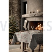 TOILE DÉCORATION LIN LOOK DIGITAL NOËL NATUREL (thumbnail) #6