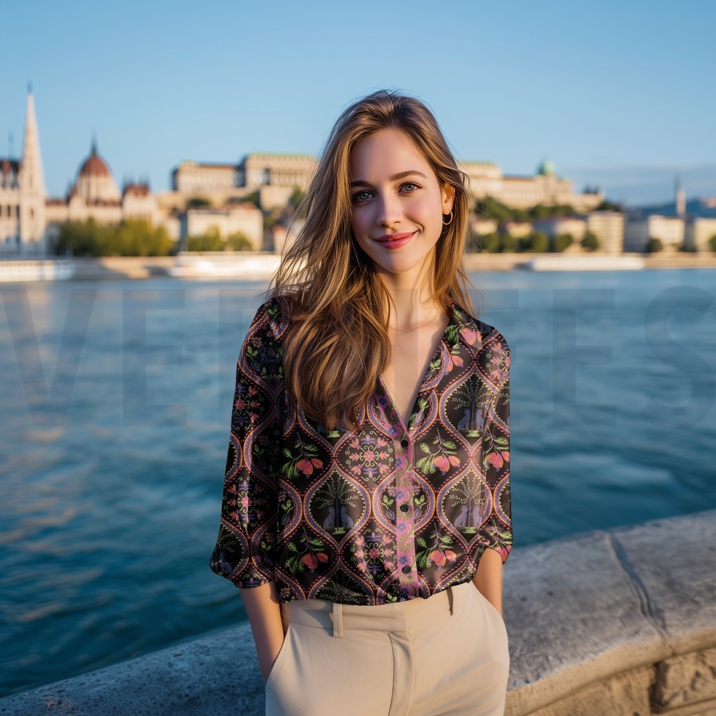 VISKOSE RADIANCE DIGITAL BOHO SCHWARZ #7