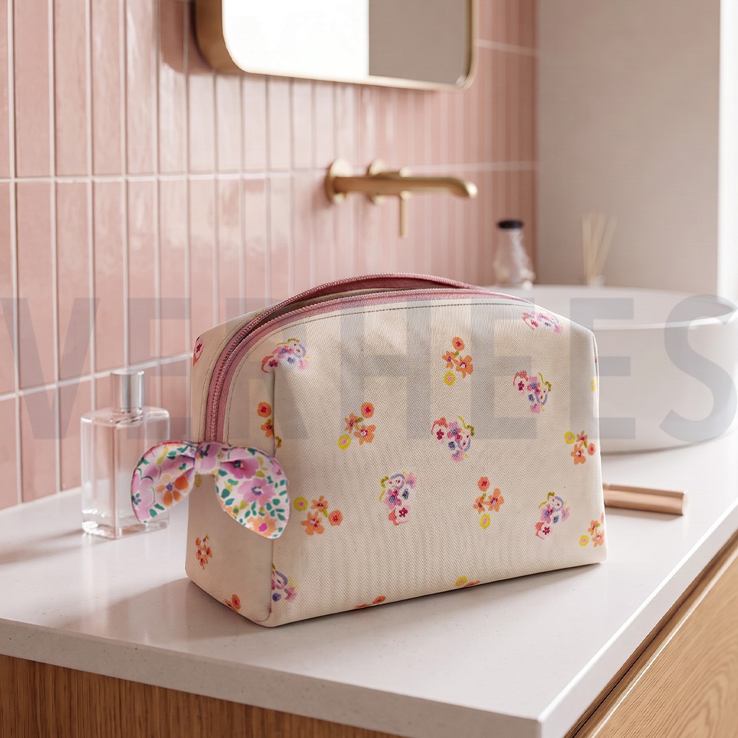 CANVAS DIGITAAL TOILETTAS PANEEL BLOEMEN ROZE #7