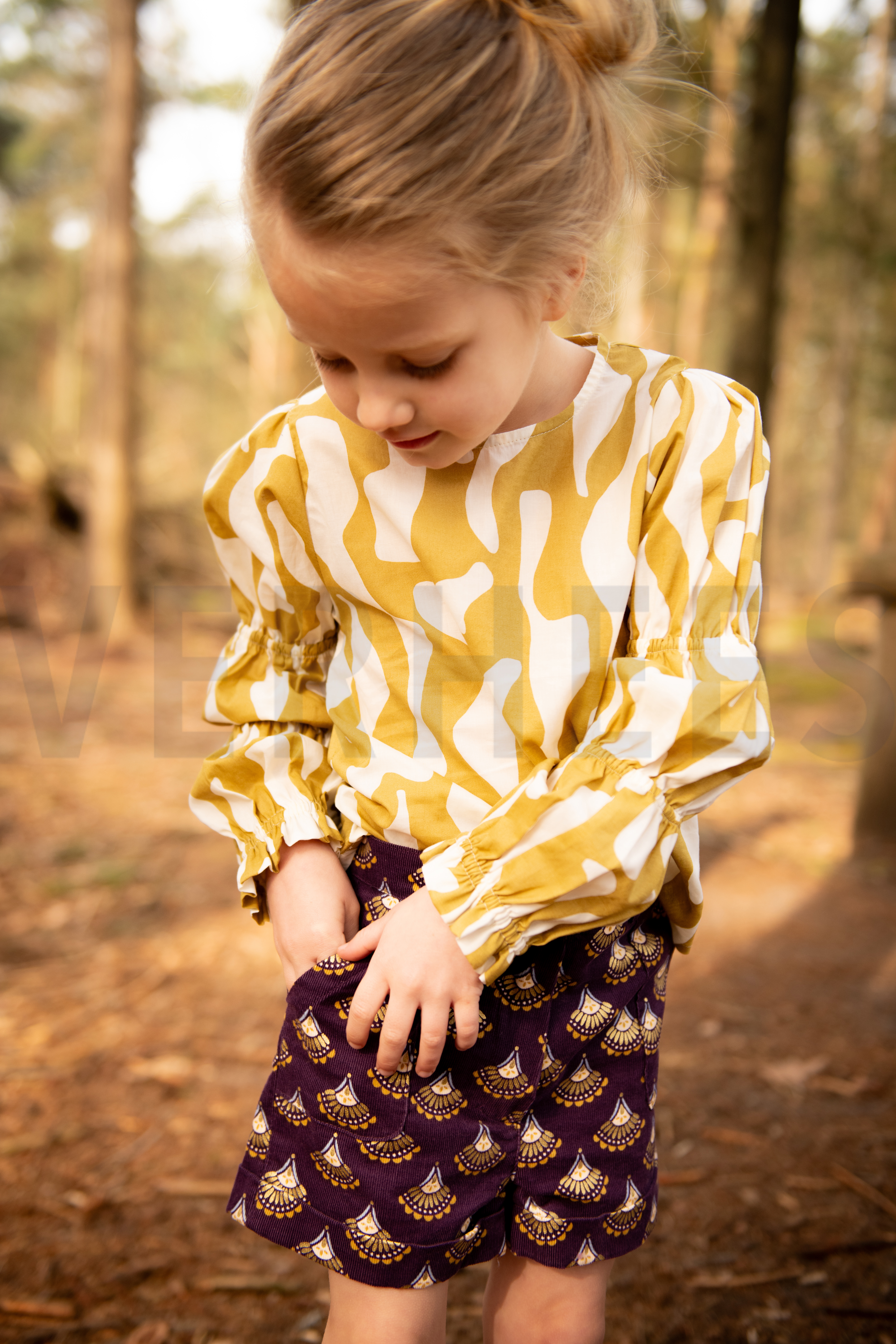 CORDUROY BABYRIB GLITTER BOHO ZWART #7