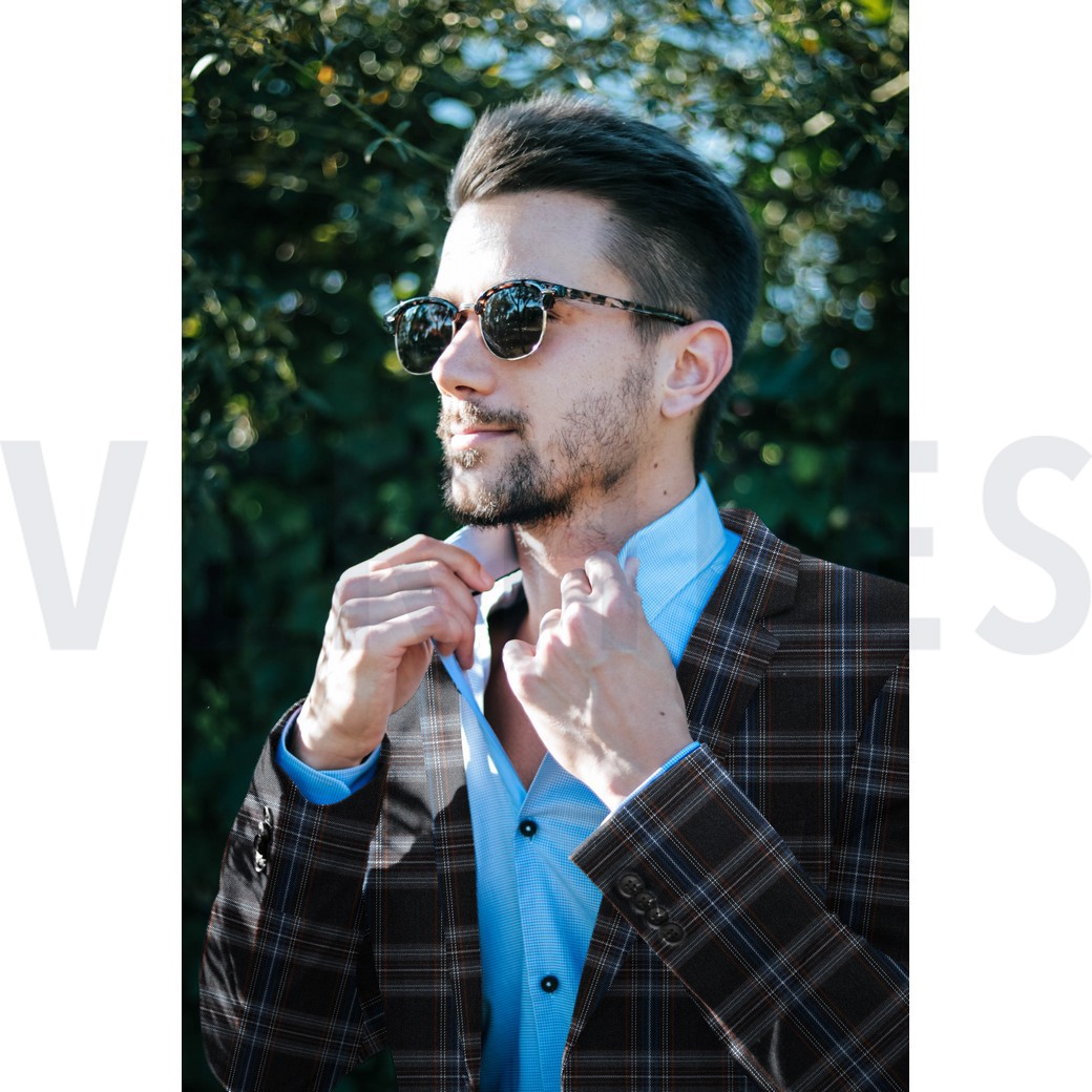 TARTAN CHECK BLACK #7
