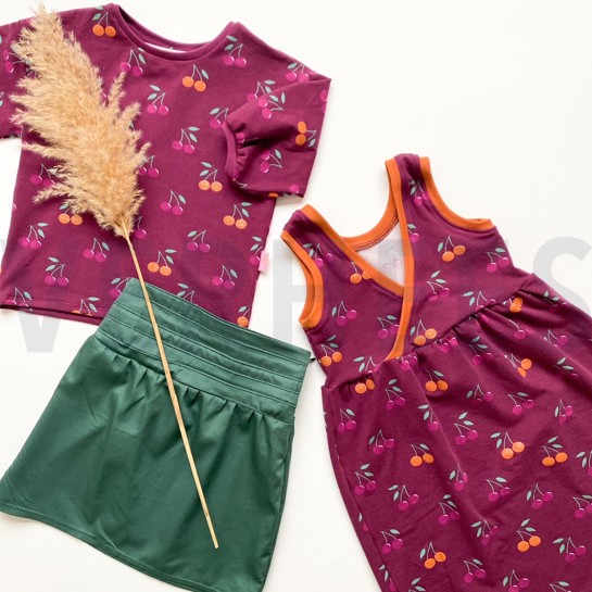 JERSEY GLITZER KIRSCHEN GEBROCHEN WEISS #7