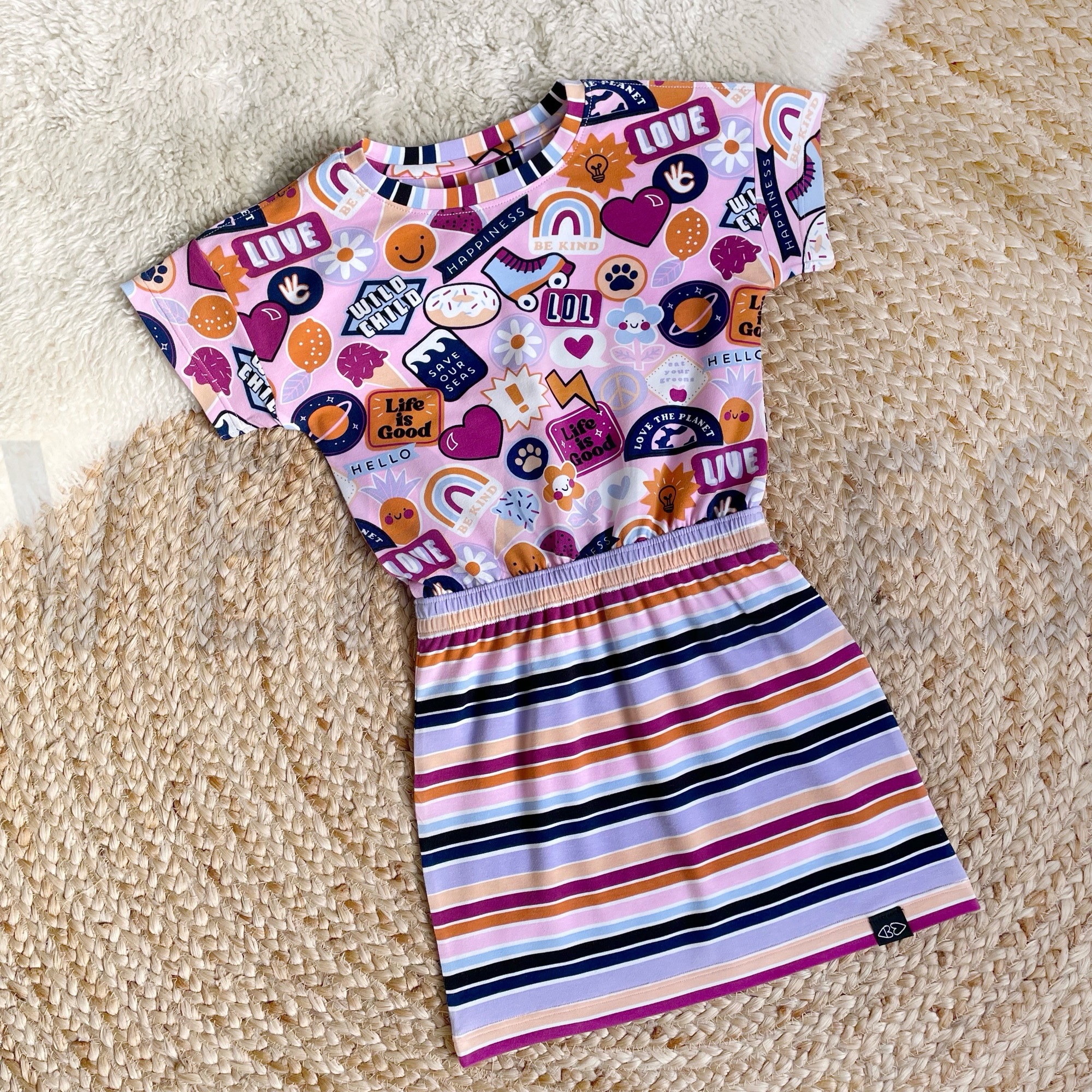 JERSEY PATCHES UND STREIFEN HELLROSA (high resolution) #6