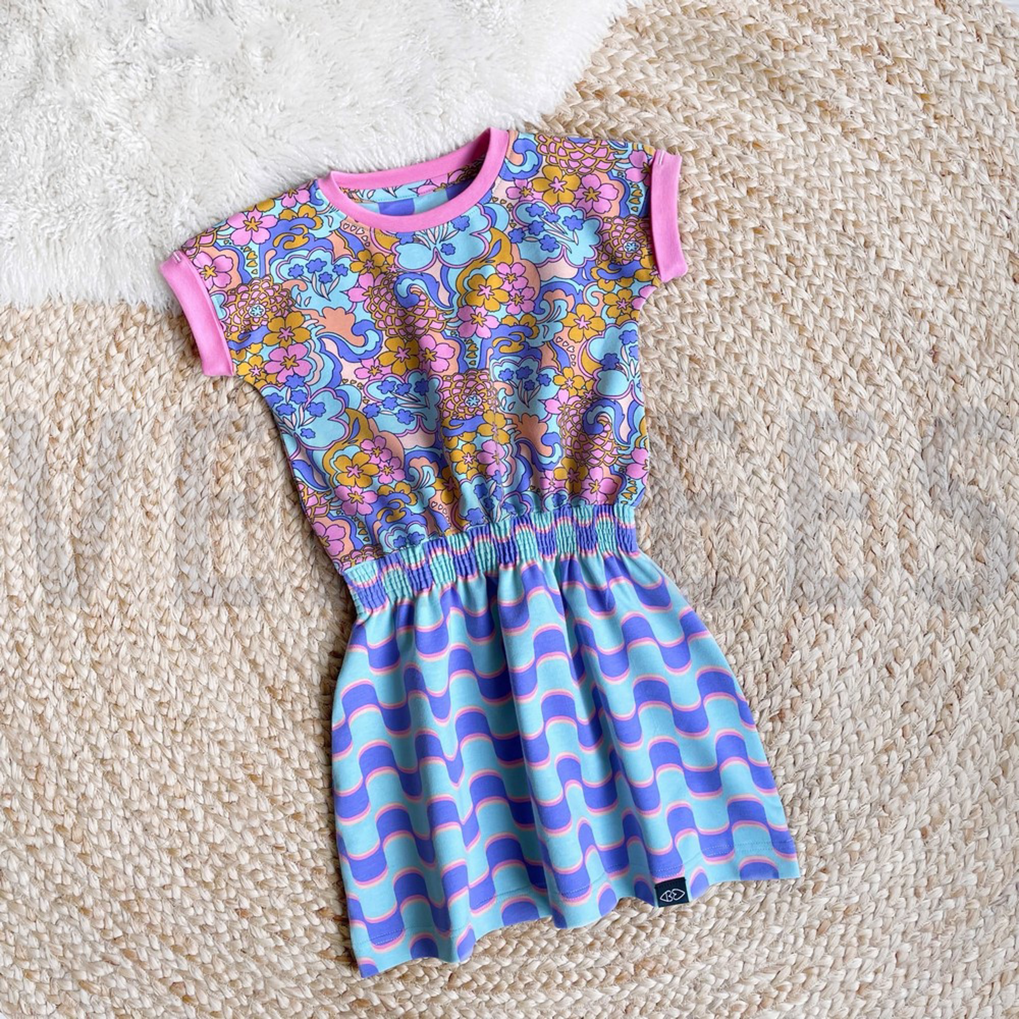 FRENCH TERRY ABSTRAKTE BLUMEN ROSA (high resolution) #6