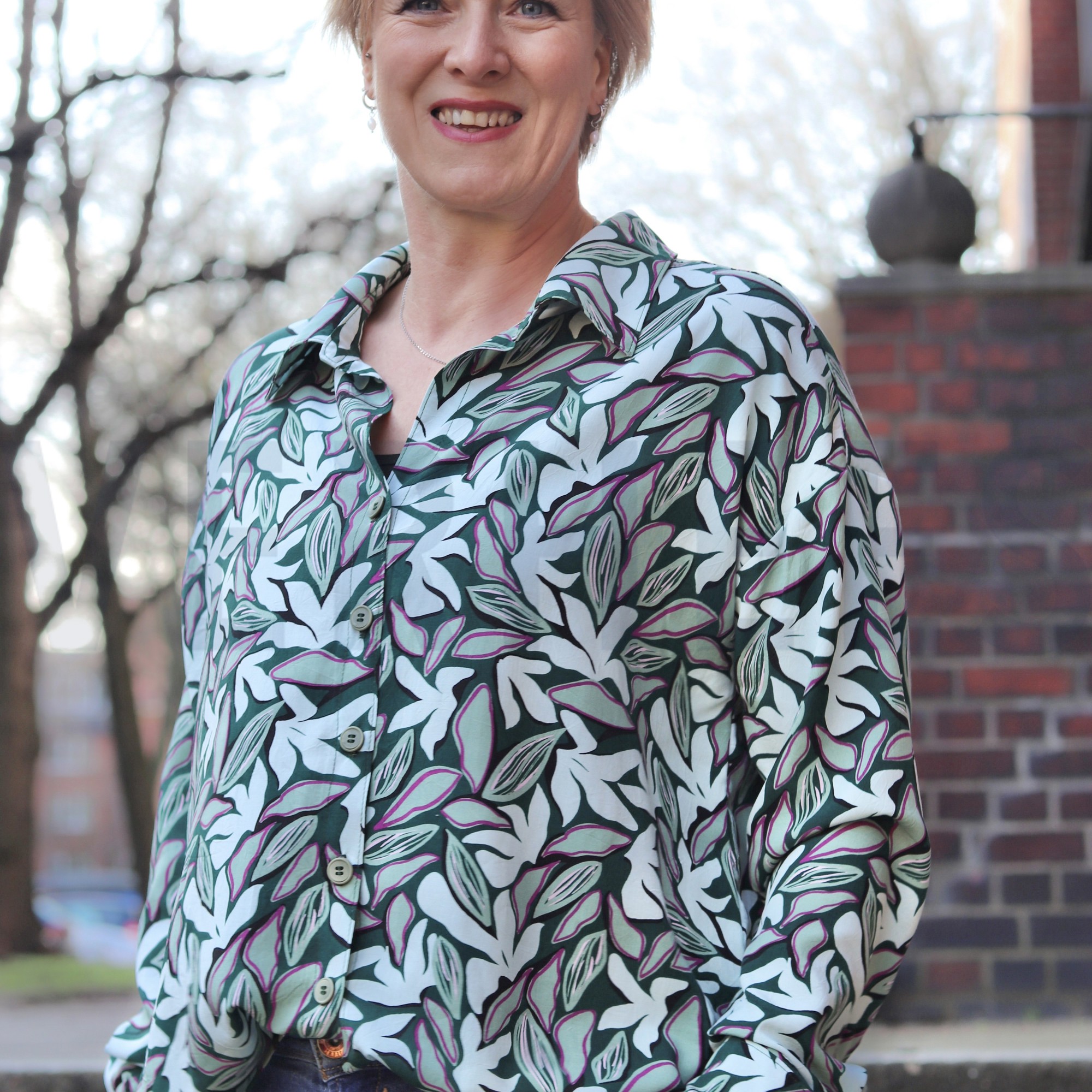 VISKOSE RADIANCE ABSTRAKT DUNKELGRÜN/MINT (high resolution) #6