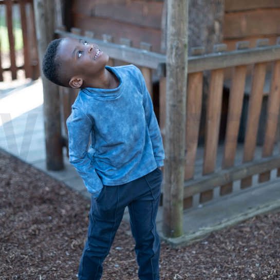 SWEAT LUREX BABYBLAUW #7