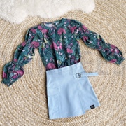 FINE POPLIN DIGITAL UNICORNS DARK GREEN (thumbnail) #6