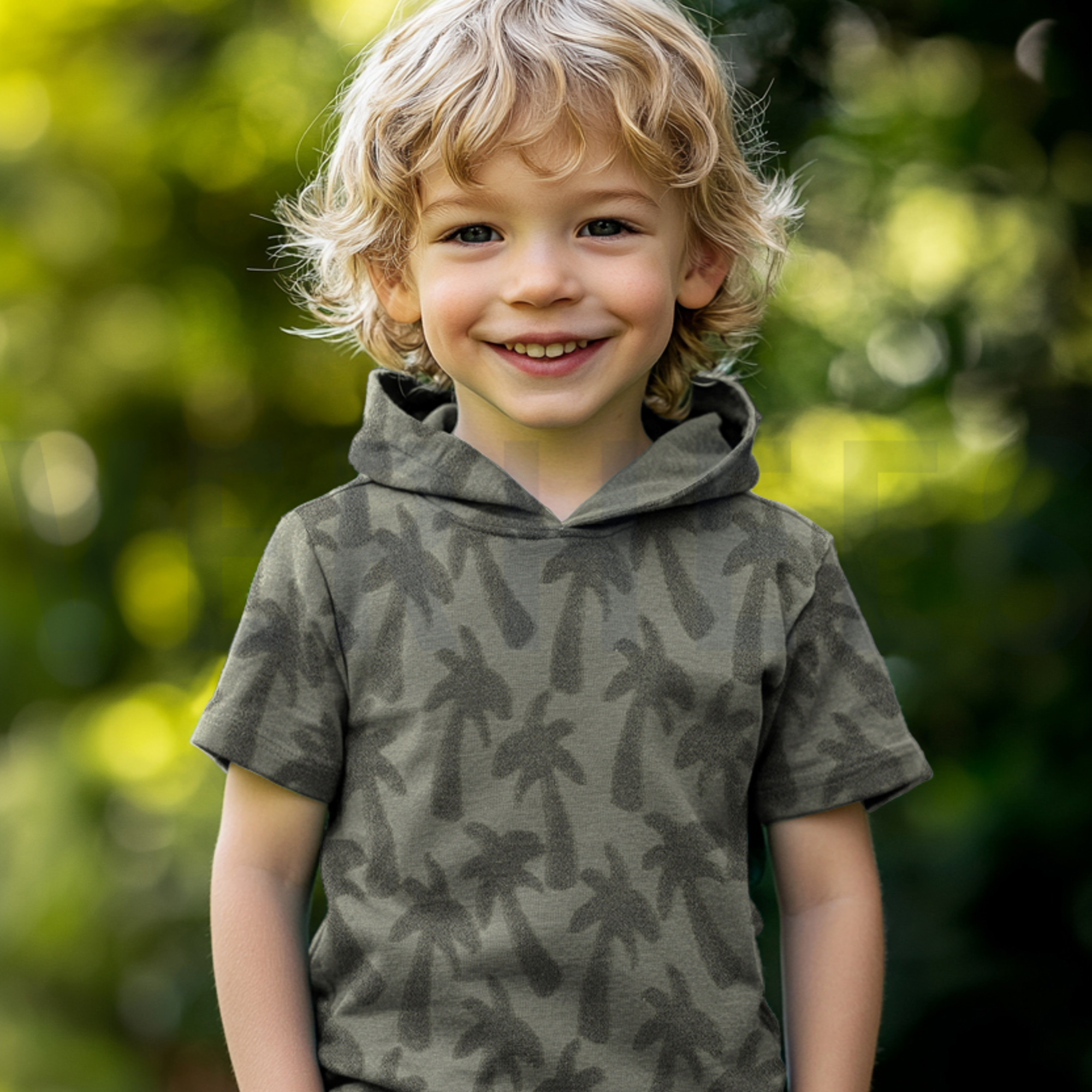 COTTON TOWELLING KNIT PALMTREES ARMY GREEN (high resolution) #6