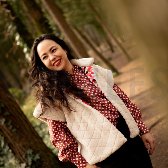 TEDDYSTOFF JACQUARD DIAMANT BEIGE #7