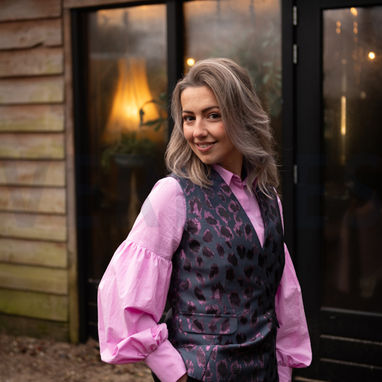 JACQUARD ANIMAL SKIN GREY #7