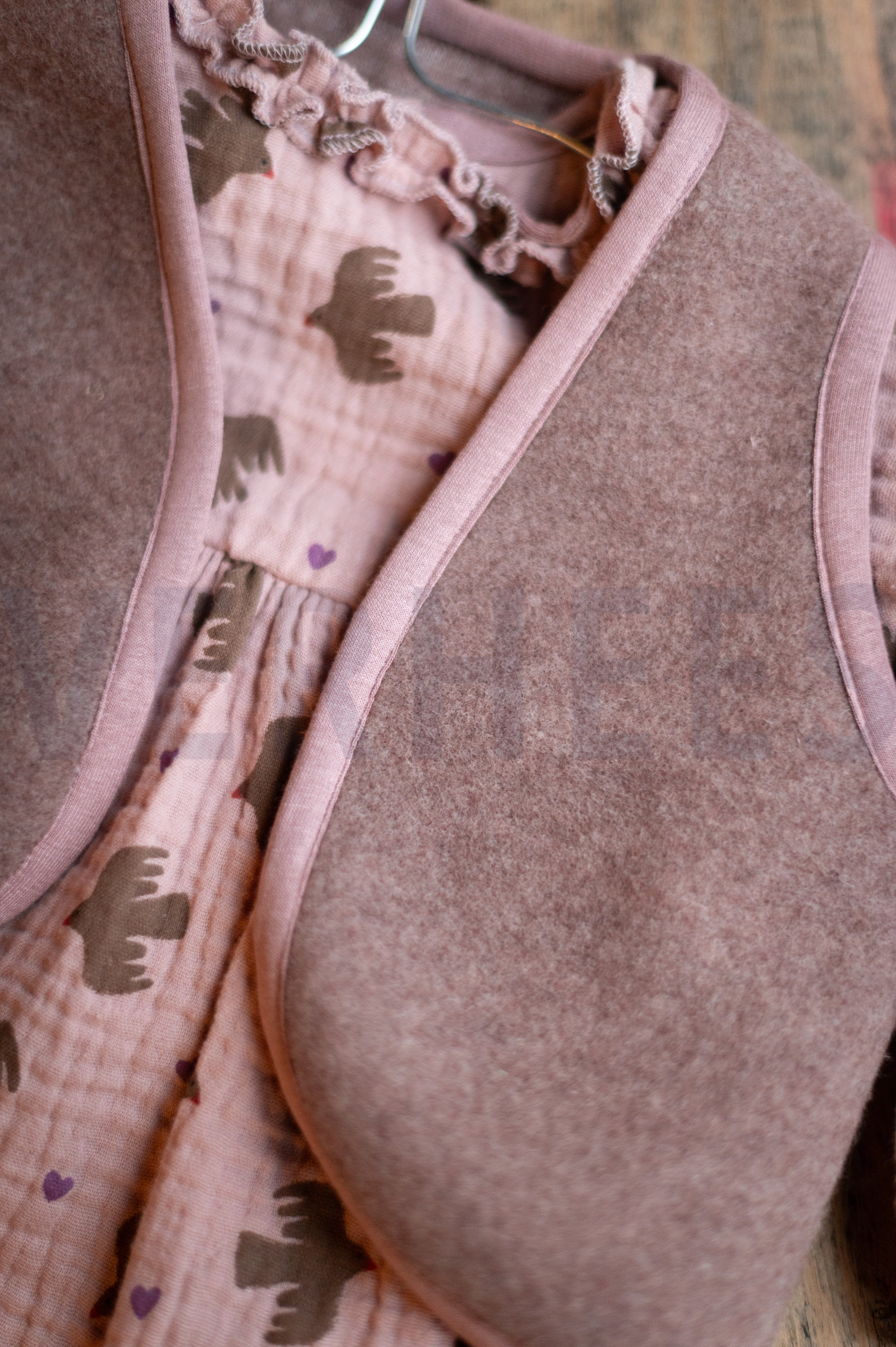 MERINO WOL FLEECE OUDBLAUW #7