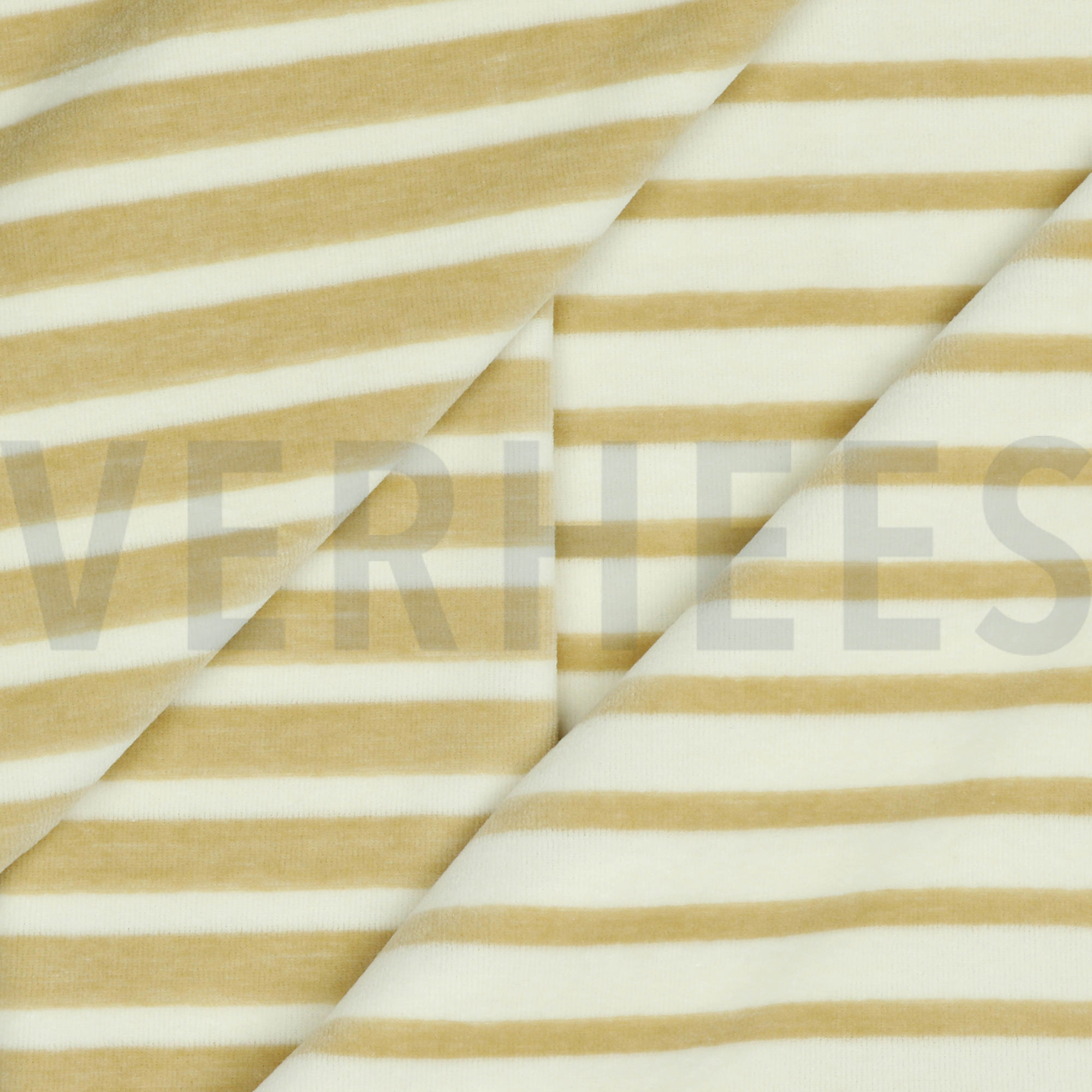 NICKY VELOURS GARENGEVERFD STREPEN ZAND/ECRU (high resolution) #6