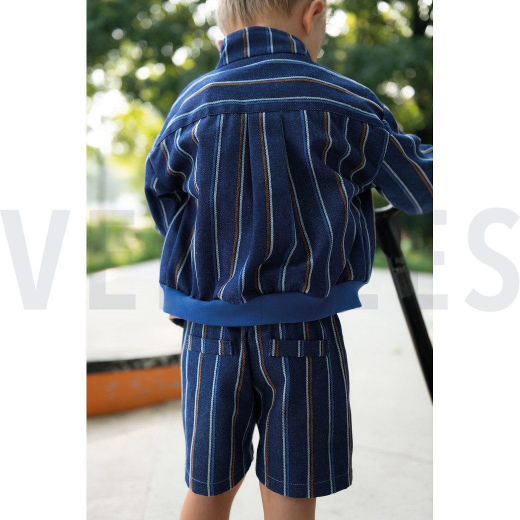DENIM STREIFEN INDIGO #7