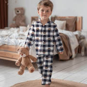 FLANELL BÄREN KAROS HELLROSA (thumbnail) #6