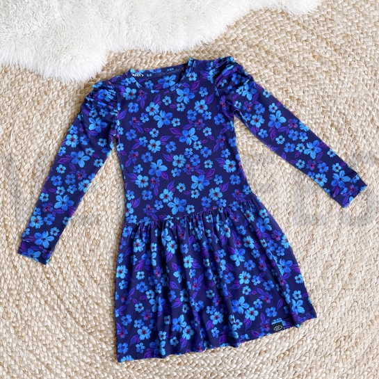 JERSEY DIGITAL FLOWERS PINK/RED #7