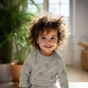 JERSEY GOTS BLUMEN HELLBLAU (thumbnail) #6