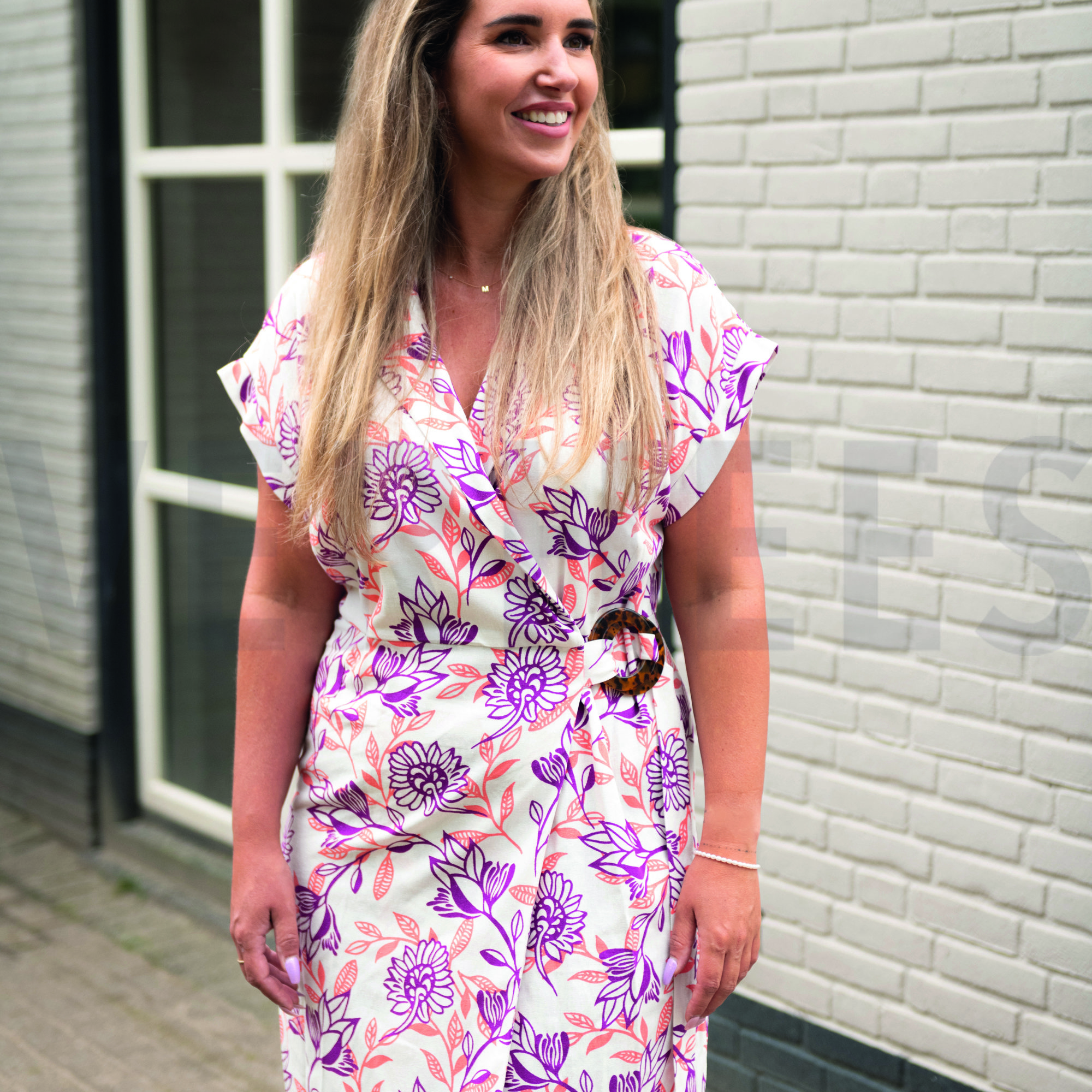 LIN VISCOSE FLEURS ROSE (high resolution) #6