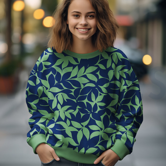 SOFT SWEAT LEAVES PINK/RED #7