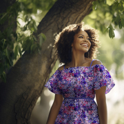 COTON VOILE DIGITAL FLEURS VIOLET (thumbnail) #6