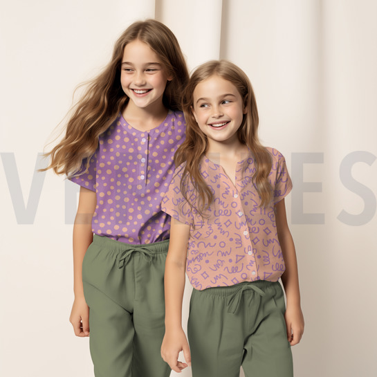 BAUMWOLLE POPELINE GEOMETRISCH MARINEBLAU/PETROL #7