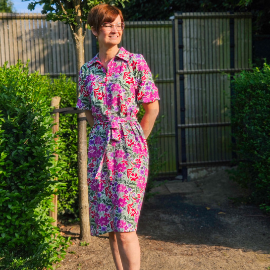 VISCOSE RADIANCE DIGITAAL BLOEMEN PAARS #7