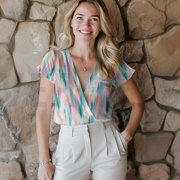 VISCOSE LUREX DIGITAL ABSTRACT GREEN (thumbnail) #6