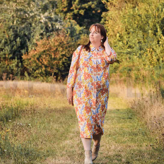 VISCOSE RADIANCE DIGITAL FLOWERS OFFWHITE #7