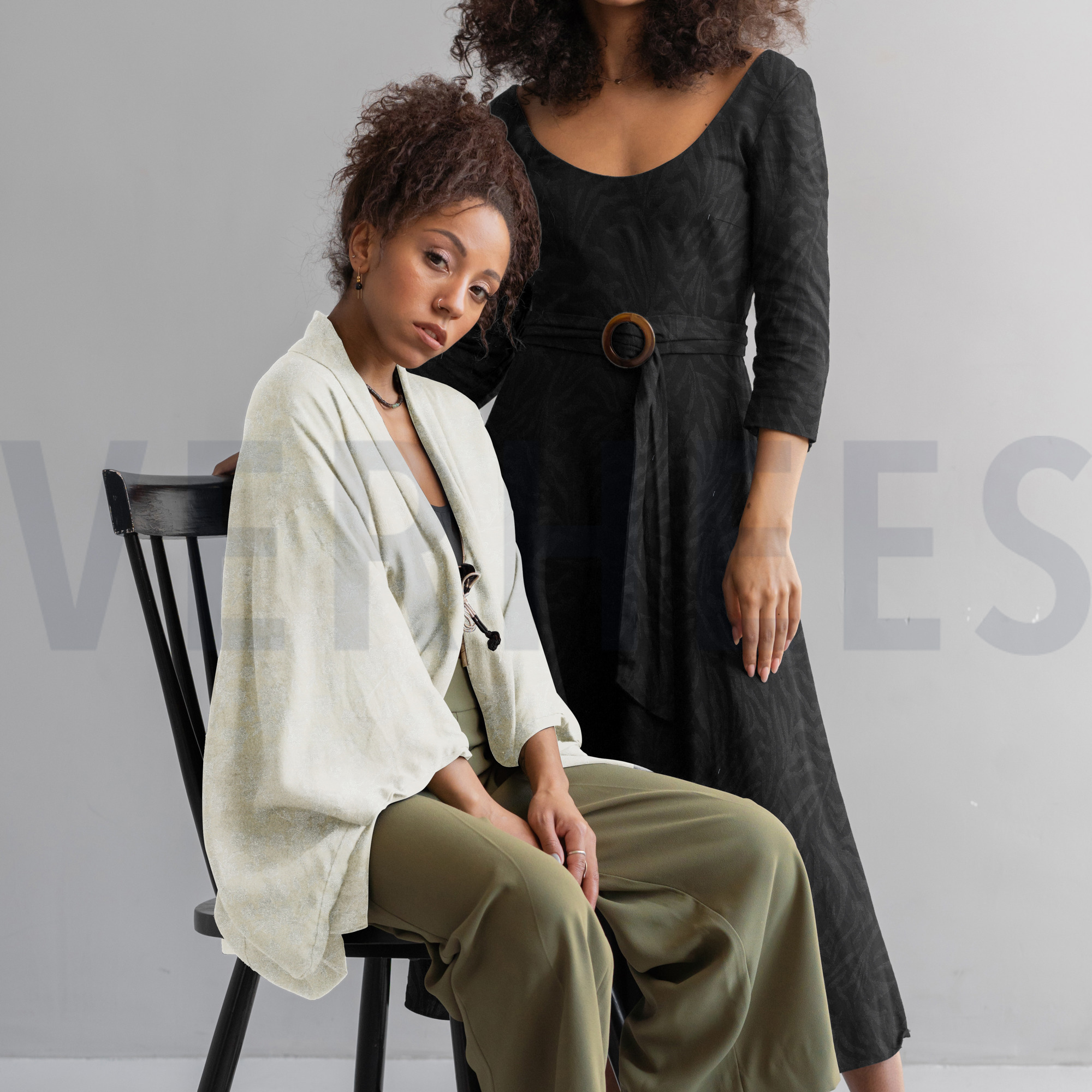 VISCOSE JACQUARD FLOWERS ECRU (high resolution) #6