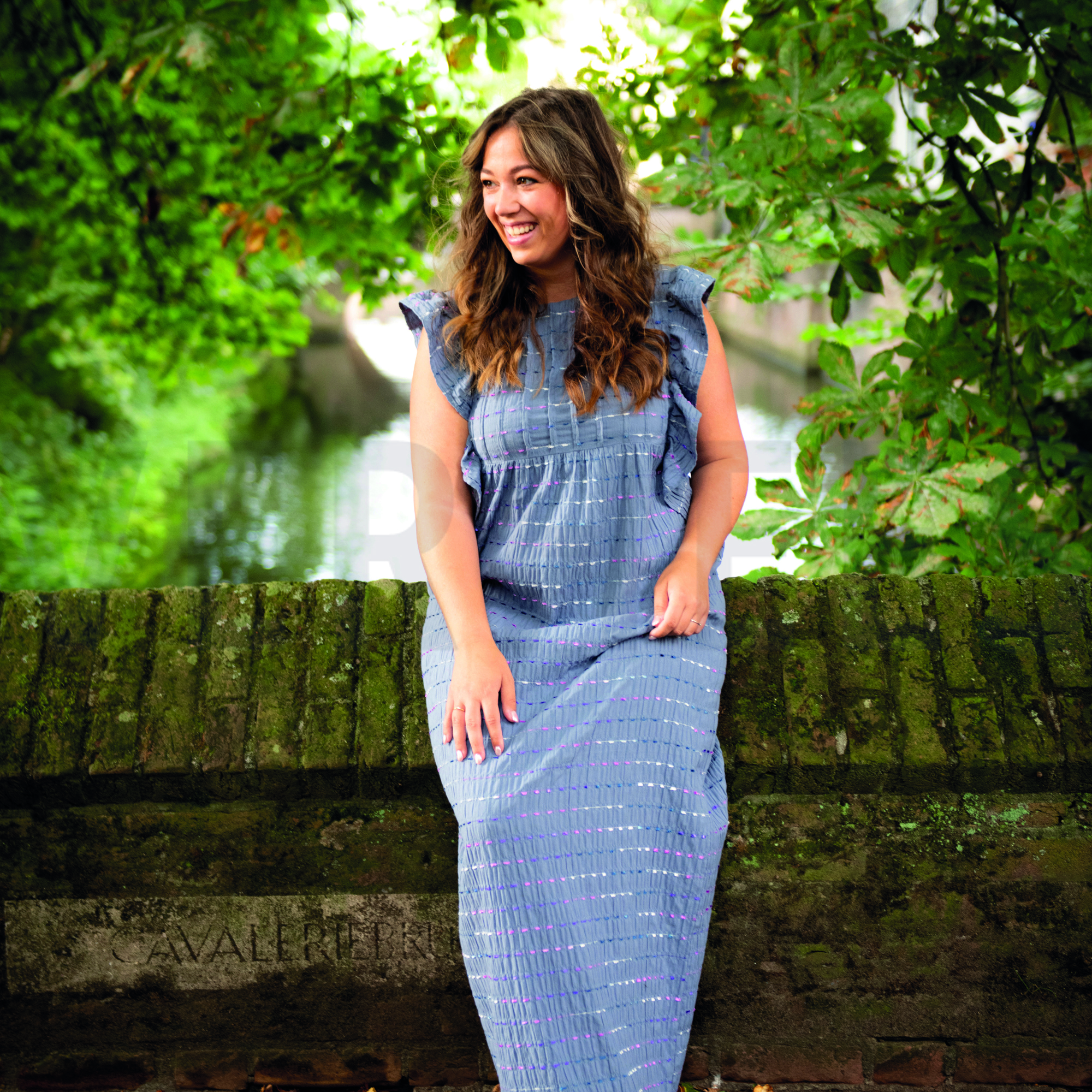 FRONCÉ COTON DOBBY RAYÉ BLANC (high resolution) #6