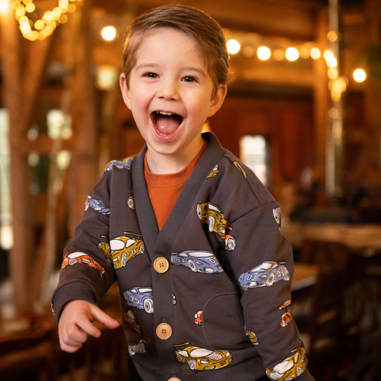 FRENCH TERRY RACEAUTO’S GRIJS #7