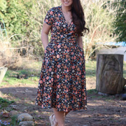 JERSEY DIGITAL FLEURS BLANC (thumbnail) #6