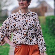 LINEN VISCOSE CRÊPE DIGITAL ANIMAL SKIN SAND (thumbnail) #6