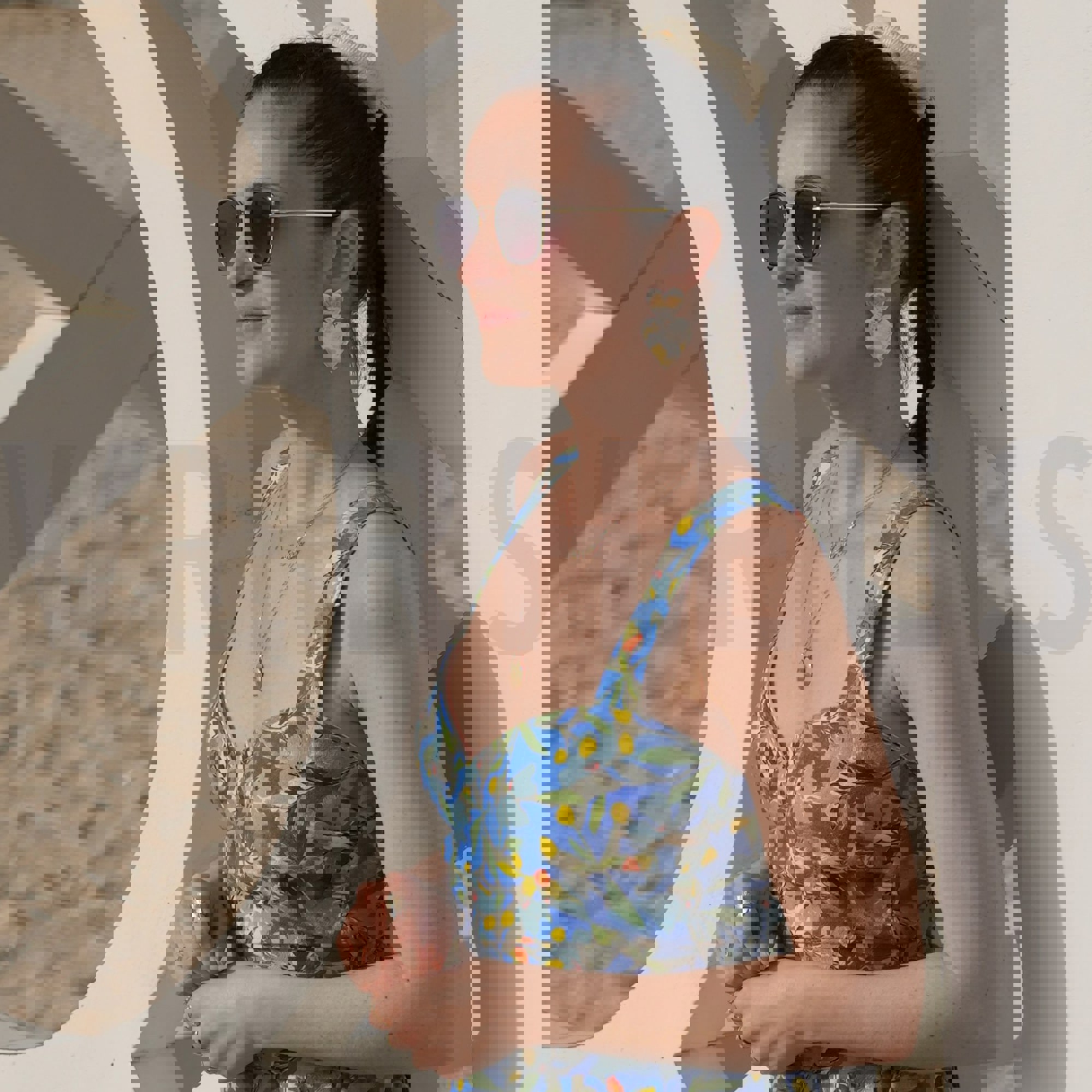 LINNEN VISCOSE CRÊPE DIGITAAL BLOEMEN KOBALTBLAUW (high resolution) #6