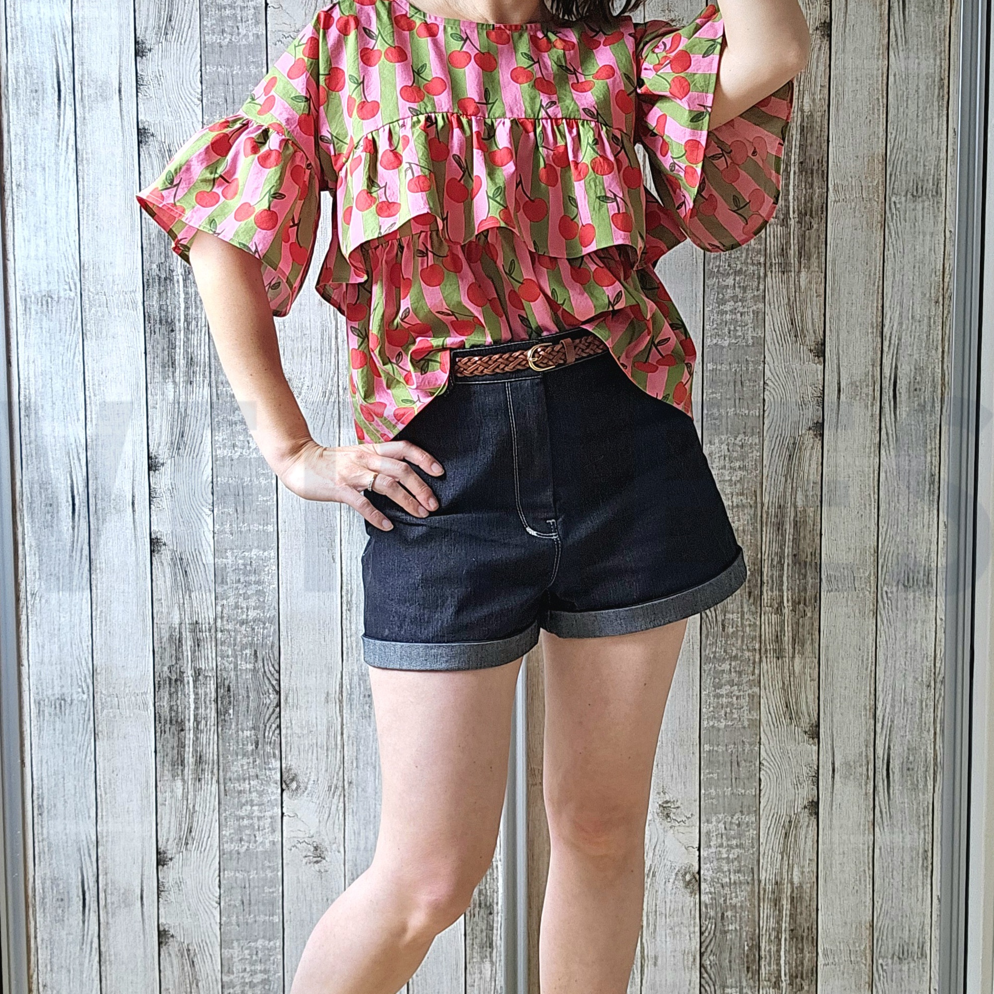 FINE POPLIN FRUIT PETROL (high resolution) #6